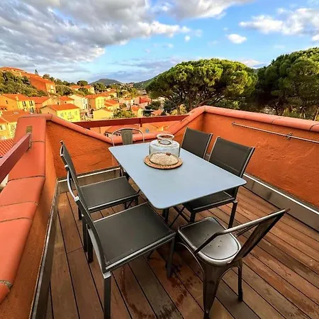 42 M2 D'elegance Avec Terrasse, Parking, Belle Vue * Collioure