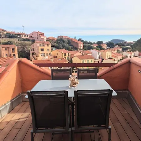 42 M2 D'elegance Avec Terrasse, Parking, Belle Vue Lejlighed Collioure